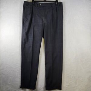 Ralph Lauren High Performance Wool Dress‎ Pants Mens 35x32 Pleated Gray